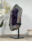 Uruguayan Amethyst Geode with agate Shell - MWS1264
