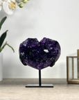 Top Grade Amethyst Stone Heart Carving - HST0311