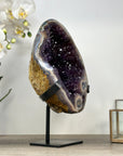 Unique Large Amethyst & Jasper Geode Full of Stalactite Formations - MWS2379