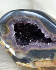 Natural amethyst Stone Geode from Uruguay - STGE0078