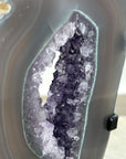 Unique Grey Agate & Amethyst Stone Portal - MWS1943