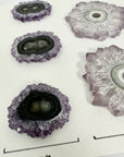 Stunning Amethyst Stalactite Slices for Jewelers - Wholesale Bulk Pack - STS0034