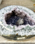 Large Quartz & Amethyst Stone Geode - STGE0066