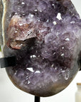 Natural Amethyst Cluster with Calcite Formation - MWS1424