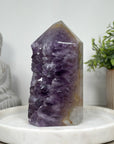 Deep Purple Natural Large Stone Tower - STP0165