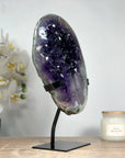 Top Quality Amethyst & Green Jasper Stone Geode - MWS1526