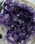 A Grade Amethyst Crystal Cluster with Large Deep Purple Crystals - MWS2032