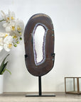 Agate & Amethyst Geode Slice Crystal Portal - MWS2122