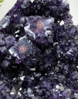 Large Top Quality Amethyst Stone Specimen, Deep Purple Color & Shinny Crystals - MWS1429