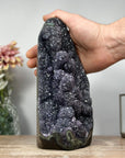 Large Natural Amethyst Druzy Cathedral with Unique Stalactites - CBP1043