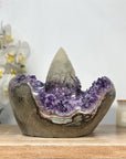 Unique Stunning Large Calcite & Amethyst Specimen, Collection Grade Piece - CBP1098