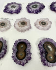 Wholesale Stalactite Slices for Jewelry Making - Bulk Flat Set - STS0037