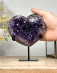 Stunning Natural Amethyst Heart Crystal - HST0246