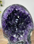 Beautiful Natural Amethyst Geode, Metal Stand Included - MWS1764
