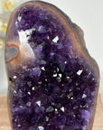 Top Quality Natural Amethyst Cluster with Agate Shell - MWS1414