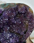 Unique Natural Amethyst & Green Jasper Crystal Cluster - MWS1981