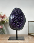 Premium Deep Purple Amethyst with Fixed Stand - AWS0544