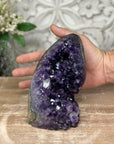 Natural Amethyst Cluster with Deep Purple Crystals - CBP1003
