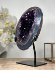 Outstanding Natural Amethyst Geode with Agate Shell - MWS1818