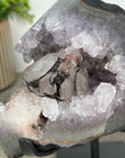 Natural amethyst Geode with Calcite Formation - MWS2424