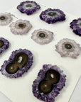 Wholesale Stalactite Slices for Jewelry Making - Bulk Flat Set - STS0037