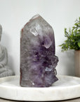 Natural Amethyst & Green Jasper Stone Tower - STP0159