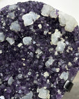 Top Grade Natural Amethyst Cluster with Calcite Formations - MWS2217