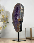 Beautiful Natural Amethyst Geode Slice Portal - MWS2007