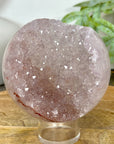 Natural Uruguayan Quartz Druzy Sphere Geode - SPH0178