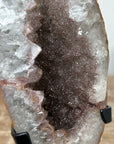 Natural Pink Tone Sugar Amethyst Geode - MWS1422