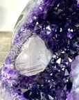 Huge A Grade Amethyst Geode with unique Calcite Crystal Formation - STGE0055