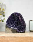Amethyst Geode with Sparkling Crystal Interior - CBP1155