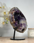 Rare Amethyst Geode with Unique Huge Crystal Specimen - MWS1371