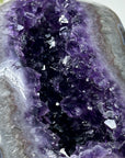 Top Amethyst & Quartz Natural Stone Geode - CBP0460