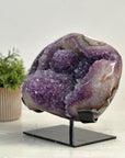 XXL Natural Amethyst Specimen with Stunning Calcite Crystals and Pink Shell - MWS0803