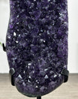 Deep Purple Amethyst Stone Cluster on Stand - MWS3028