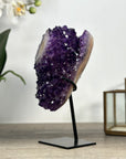 Natural Uruguayan Amethyst Crystal Formation with Stand - MWS2251