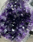 Amethyst Geode with Deep Purple Large Crystals from Uruguay - MWS2930
