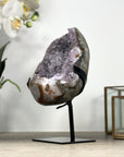 Unique Natural Sugar Amethyst Crystal Geode - MWS2178