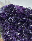 A+ grade Natural Uruguayan Amethyst Crystal, Stand included - MWS1761