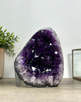 Deep Purple Amethyst Cathedral with Large & Shinny Crystals - CBP1186