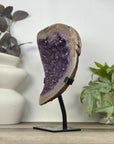 Stunning Large Natural Amethyst on Stand - MWS3325