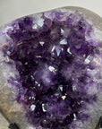 Natural Amethyst Geode with Large & Shinny Crystals - MWS2339