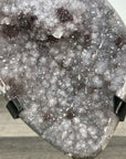 Sugar Quartz Druzy Geode on Stand - MWS2876