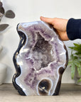 Uruguayan Amethyst & Agate Polished Statement Piece - CBP1432