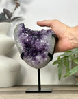Natural Uruguayan Amethyst Crystal on Stand - MWS3207