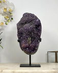 Stunning Amethyst Crystal with Unique Calcite Specimen - MWS1881