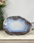 Natural Agate & Quartz Stone Slice for Home Decor - SLC0016
