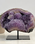 XXL Natural Amethyst Specimen with Stunning Calcite Crystals and Pink Shell - MWS0803