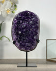 Deep Purple Amethyst Crystal Cluster for Home Decor Display - MWS2633